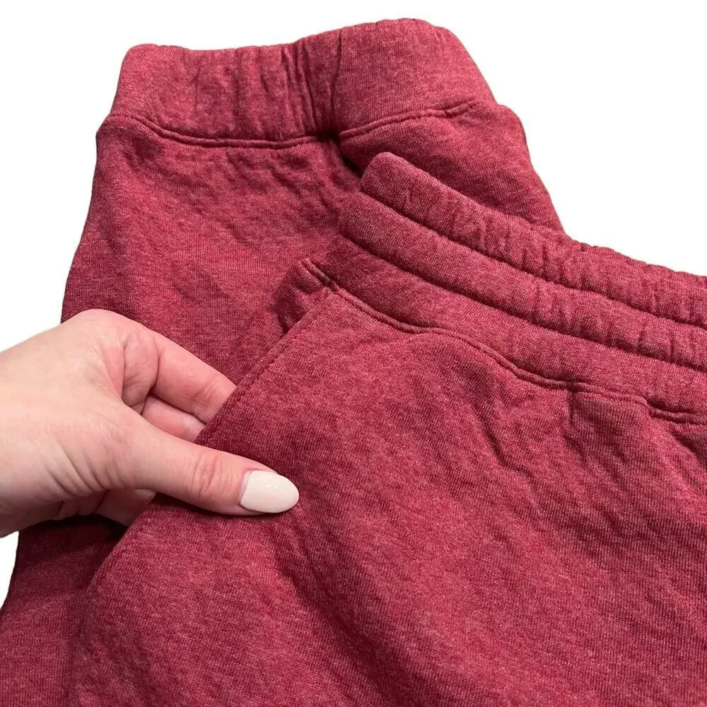 Lunya Lahgo Restore Double Faced Red Heathered Jogger Athletic Pant Medium NWT - Picture 5 of 13